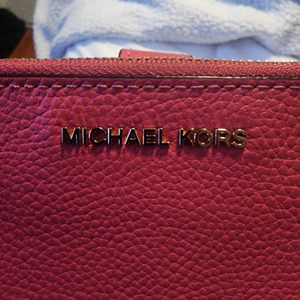 Michael Kors Pink Leather Wallet